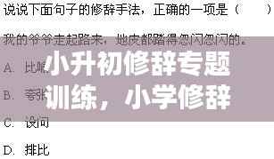 小升初修辞专题训练,小学修辞手法训练题